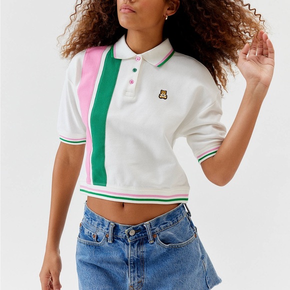 Teddy Fresh Striped Polo Tee - Picture 2 of 7